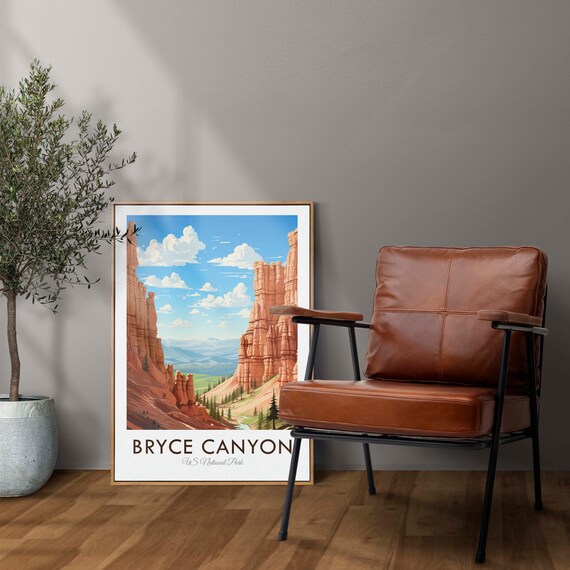 Bryce Canyon National Park Utah Hoodoo Amphitheater View Poster