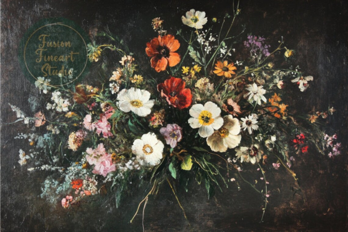 Vintage Floral Wildflower Botanical Art Print - Image 3
