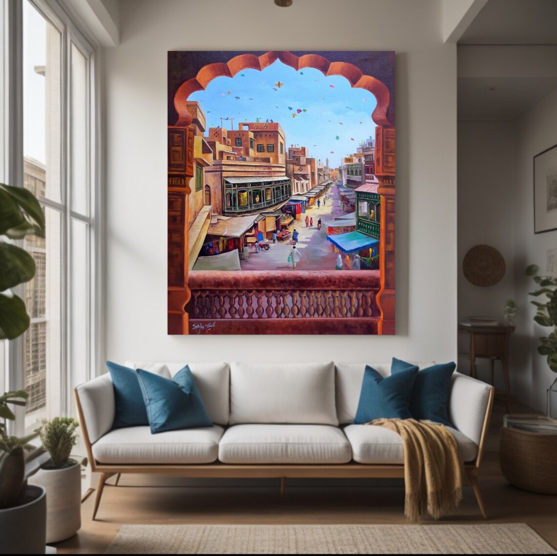 Delhi Gate Lahore Contemporary Art Print