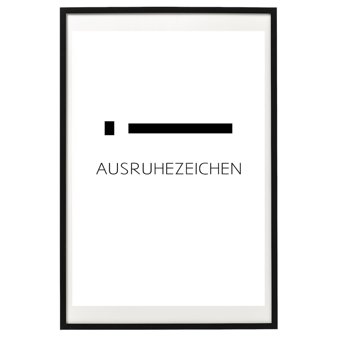 Rest Sign Typography Funny Wall Art Print - Image 2
