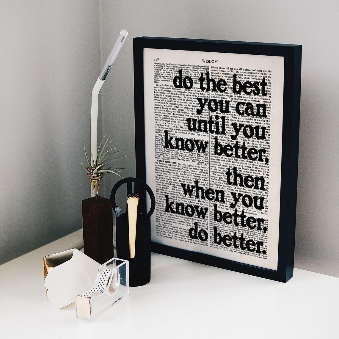 Maya Angelou Quote Art Print for Reading Nook Library - Image 2