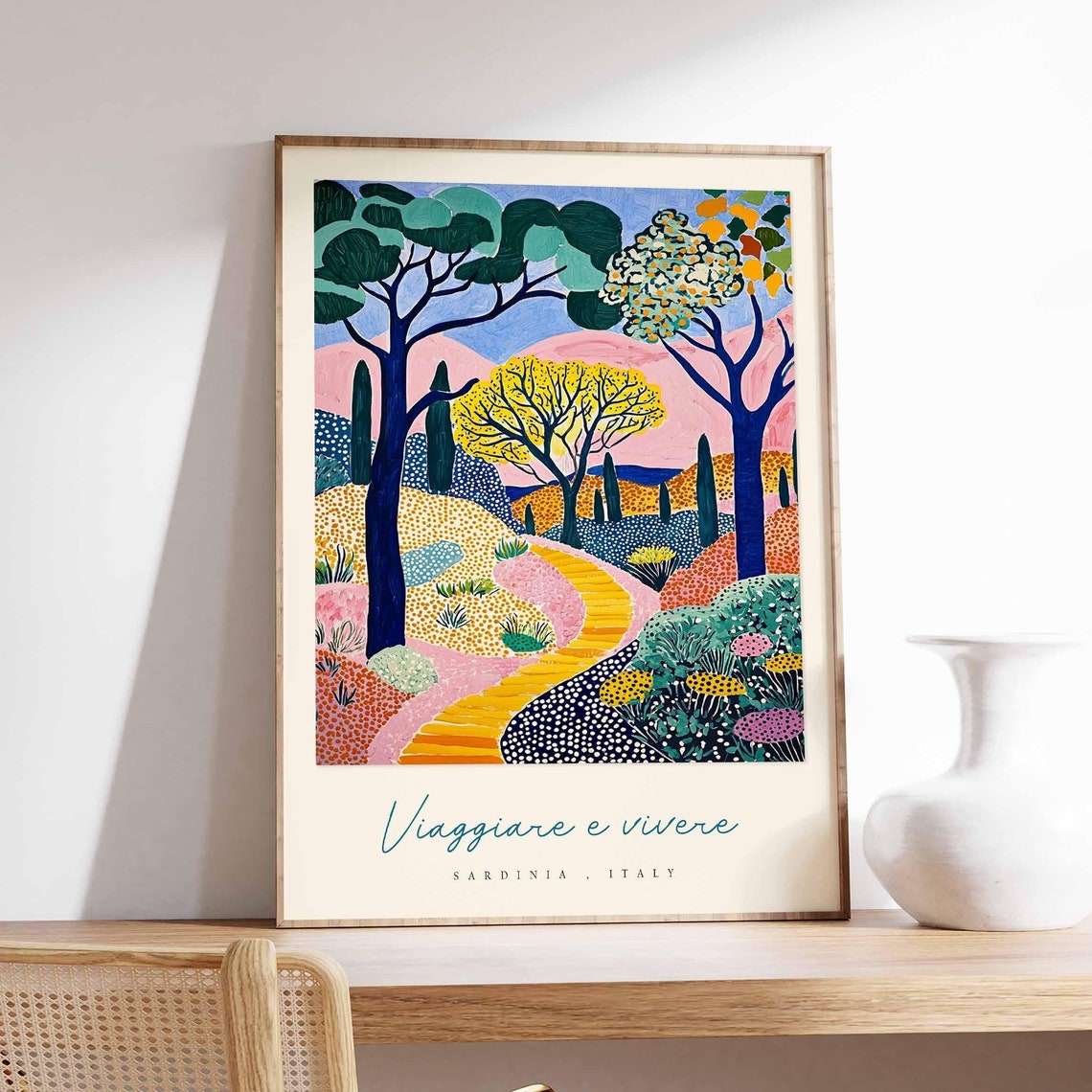Sardinia Poster Italian Travel Print Sardinia Travel Art Sardinia Wall Art Italy Art Italy Travel Decor Italian Travel Gift