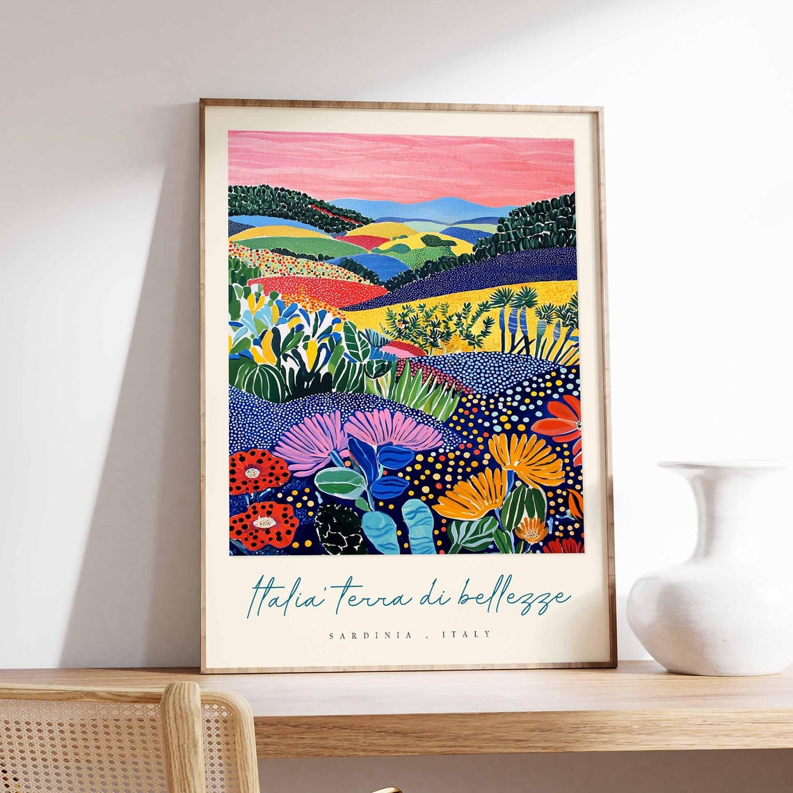 Sardinia Poster Italian Travel Print Sardinia Travel Art Sardinia Wall Art Italy Art Italy Travel Decor Italian Travel Gift
