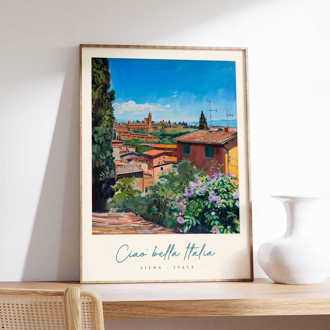 Siena Poster Italian Travel Print Siena Travel Art Siena Wall Art Italy Art Italy Travel Decor Italian Travel Gift