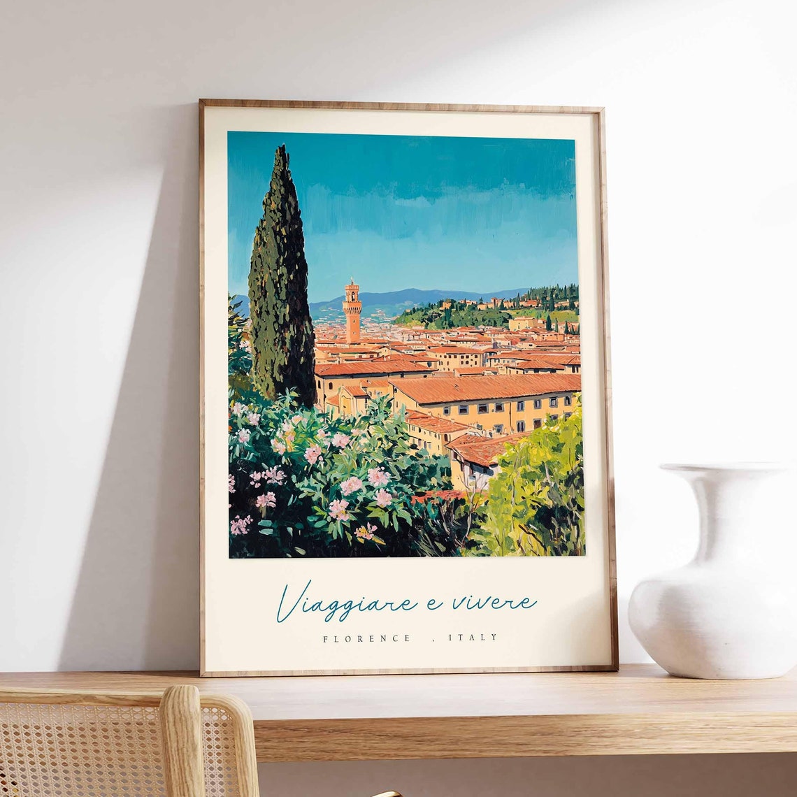 Florence Poster Italian Travel Print Florence Travel Art Florence Wall Art Italy Art Italy Travel Decor Italian Travel Gift