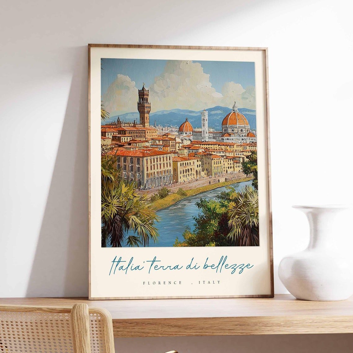 Florence Poster Italian Travel Print Florence Travel Art Florence Wall Art Italy Art Italy Travel Decor Italian Travel Gift