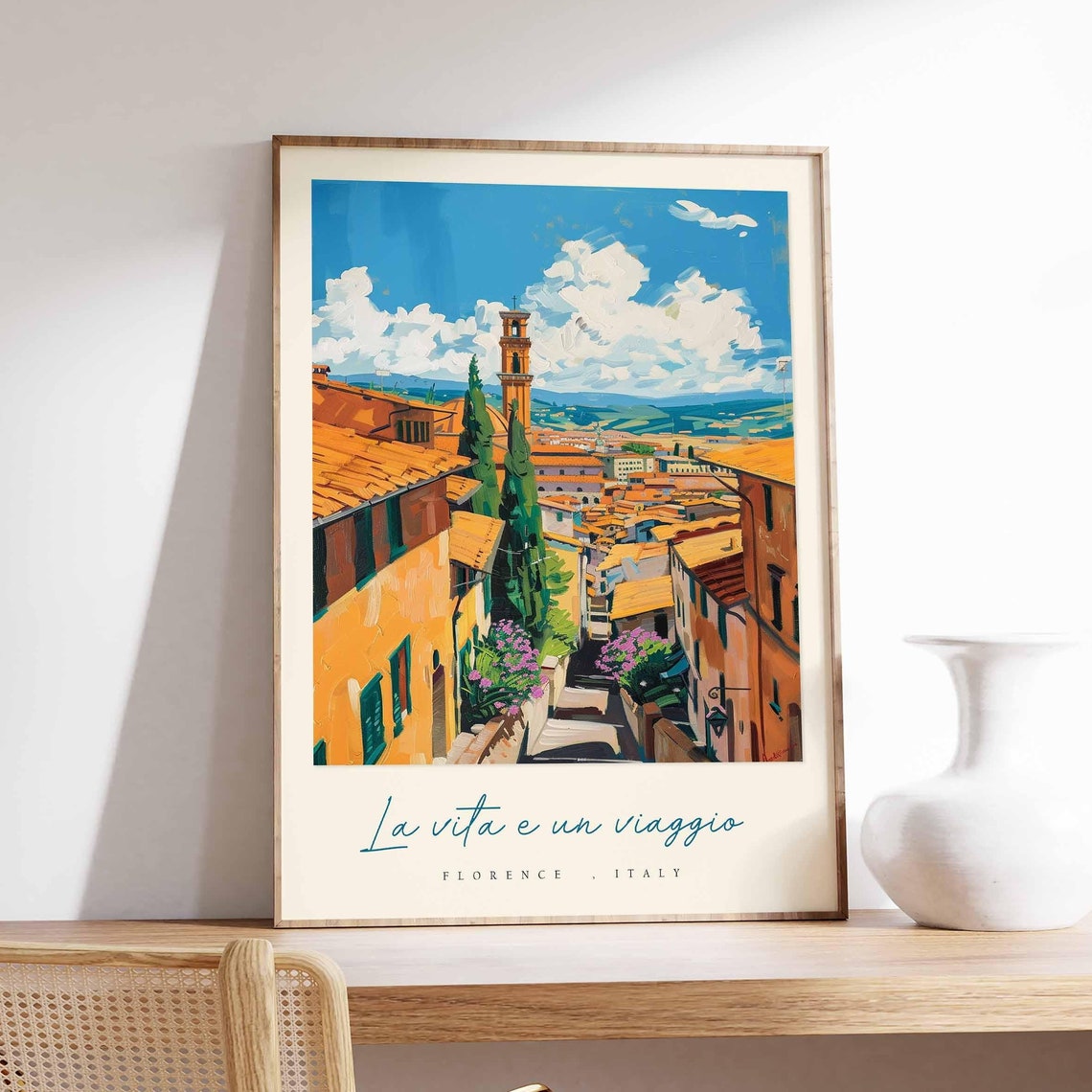 Florence Poster Italian Travel Print Florence Travel Art Florence Wall Art Italy Art Italy Travel Decor Italian Travel Gift