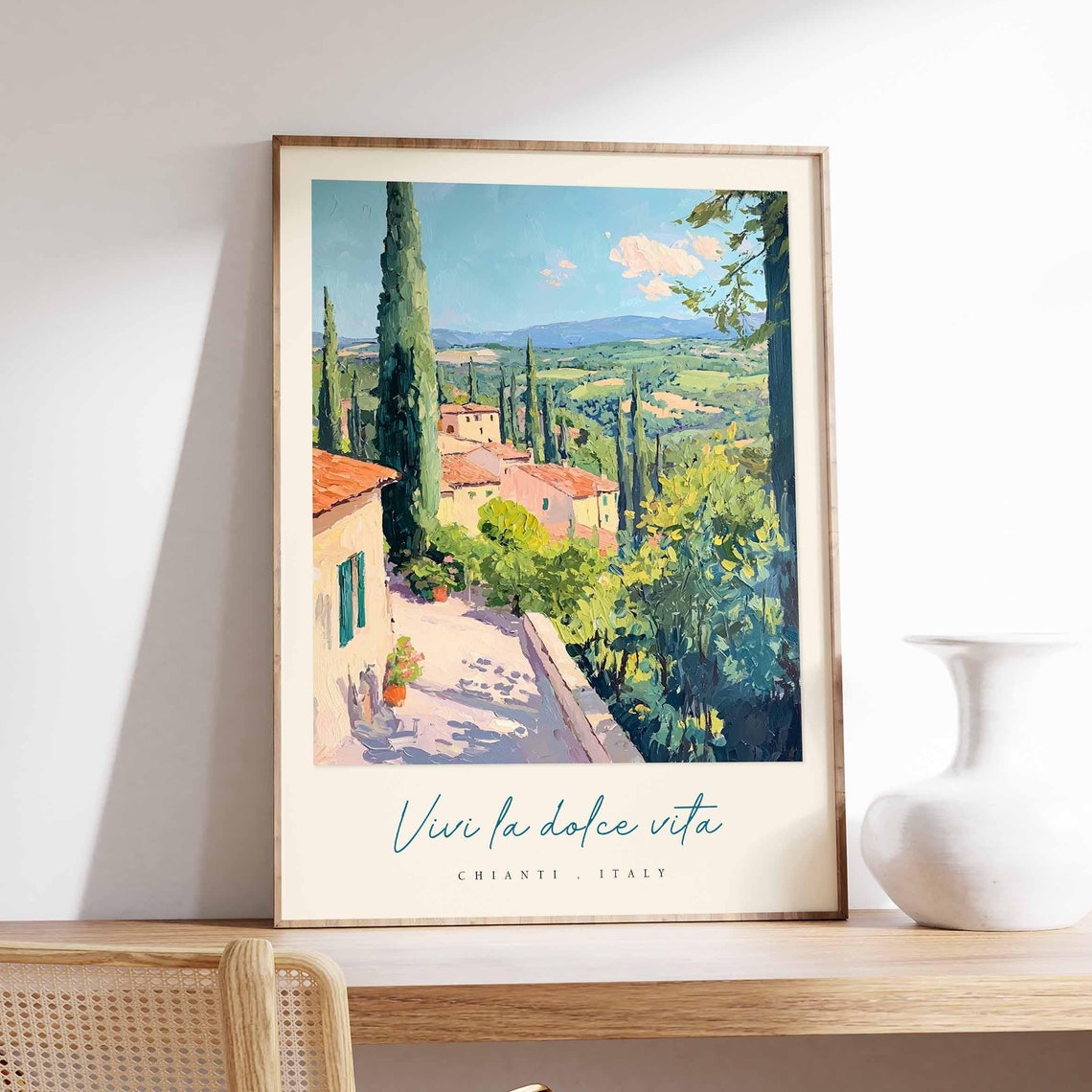 Chianti Poster Chianti Travel Print Chianti Travel Art Chianti Wall Art Italy Art Italy Travel Decor Italian Travel Gift