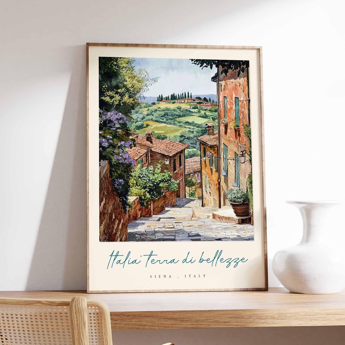 Siena Poster Italian Travel Print Siena Travel Art Siena Wall Art Italy Art Italy Travel Decor Italian Travel Gift