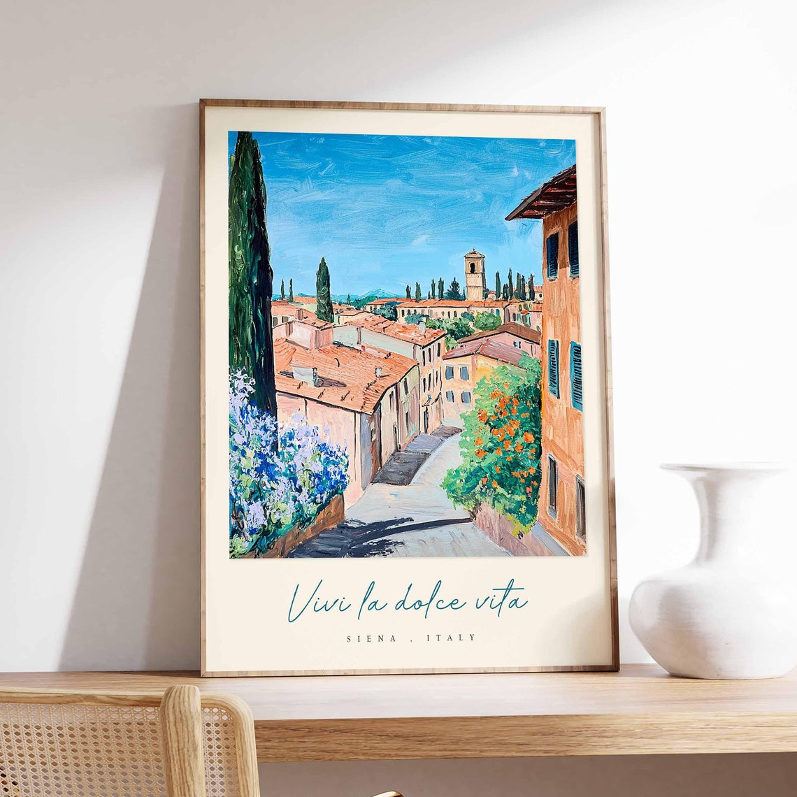 Siena Poster Italian Travel Print Siena Travel Art Siena Wall Art Italy Art Italy Travel Decor Italian Travel Gift