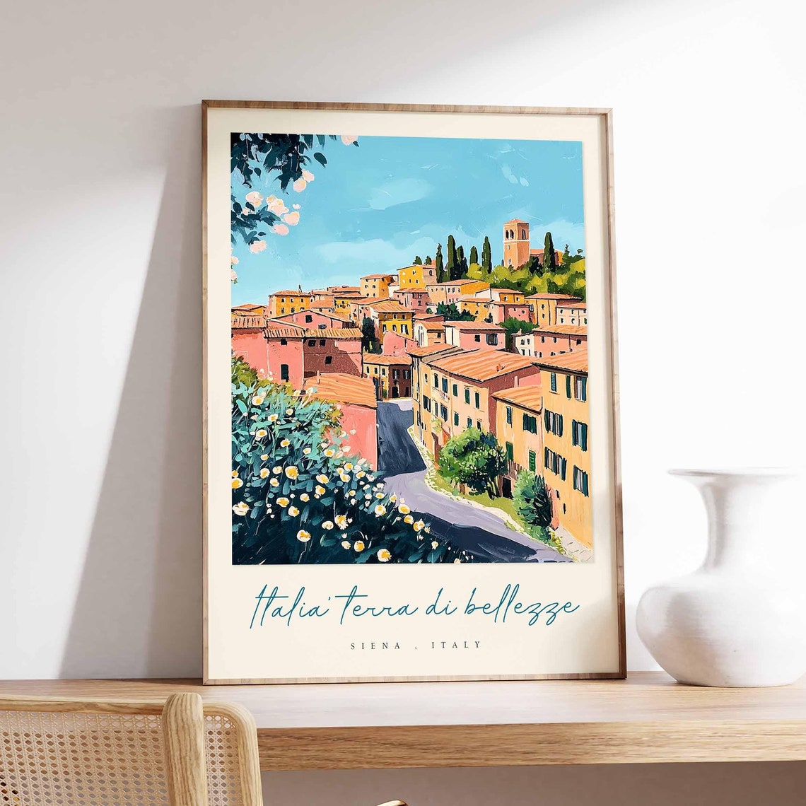 Siena Poster Italian Travel Print Siena Travel Art Siena Wall Art Italy Art Italy Travel Decor Italian Travel Gift