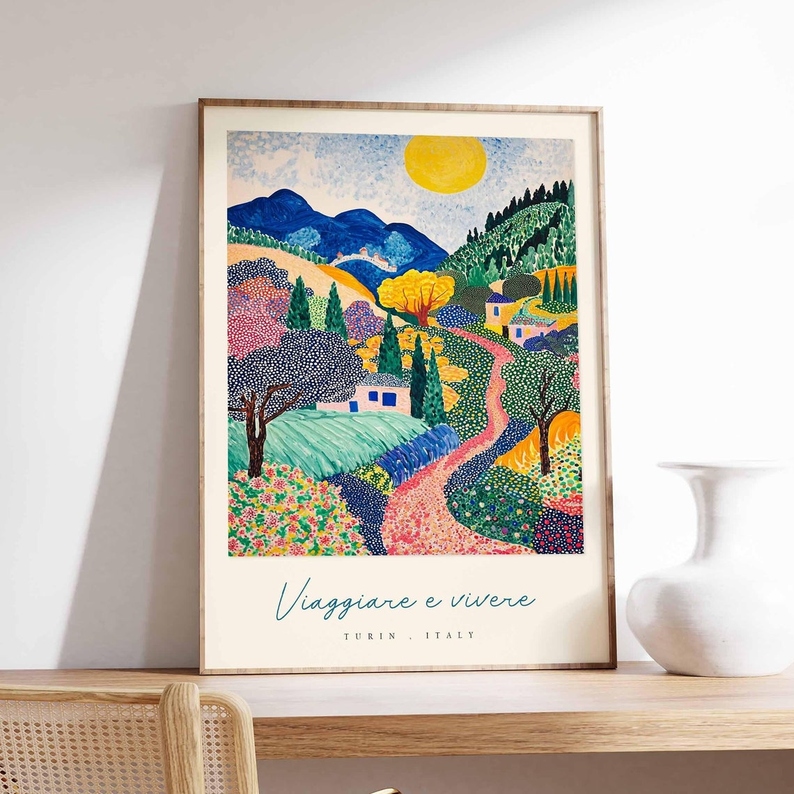 Turin Poster Italian Travel Print Turin Travel Art Turin Wall Art Italy Art Italy Travel Decor Italian Travel Gift