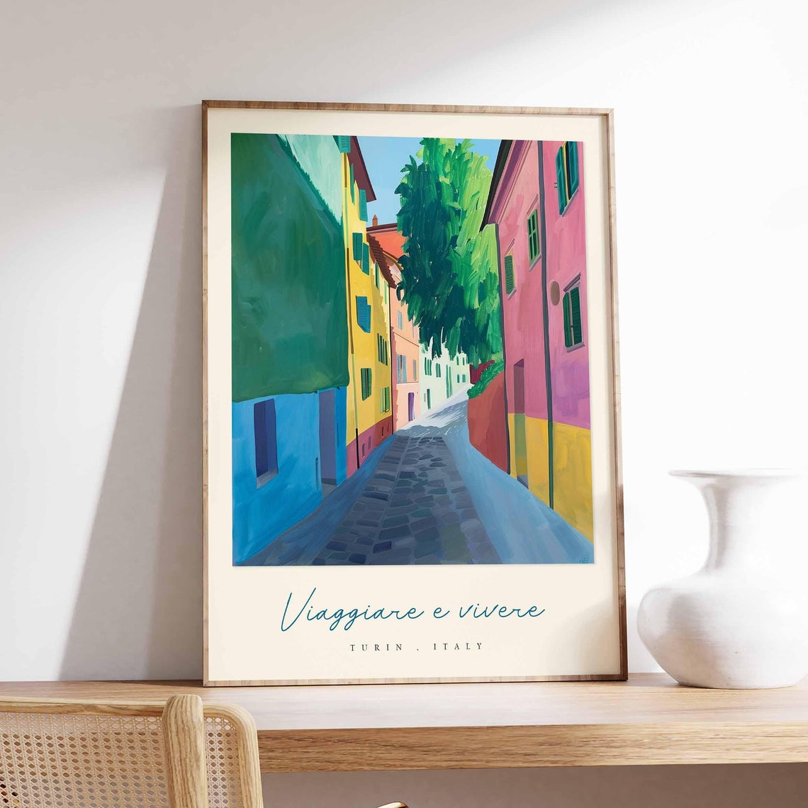 Turin Poster Italian Travel Print Turin Travel Art Turin Wall Art Italy Art Italy Travel Decor Italian Travel Gift
