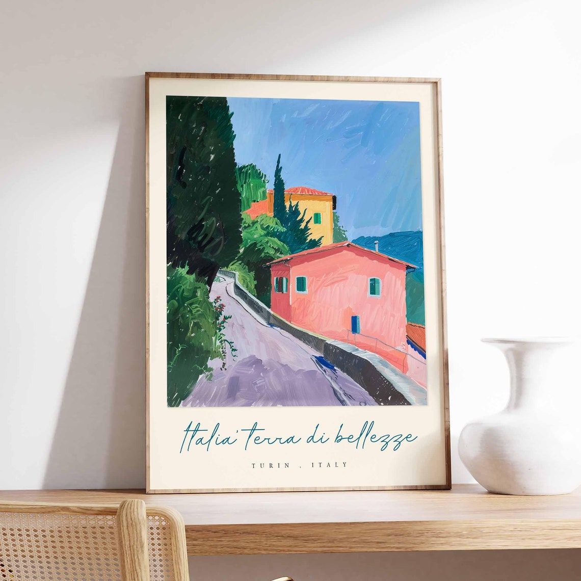 Turin Poster Italian Travel Print Turin Travel Art Turin Wall Art Italy Art Italy Travel Decor Italian Travel Gift