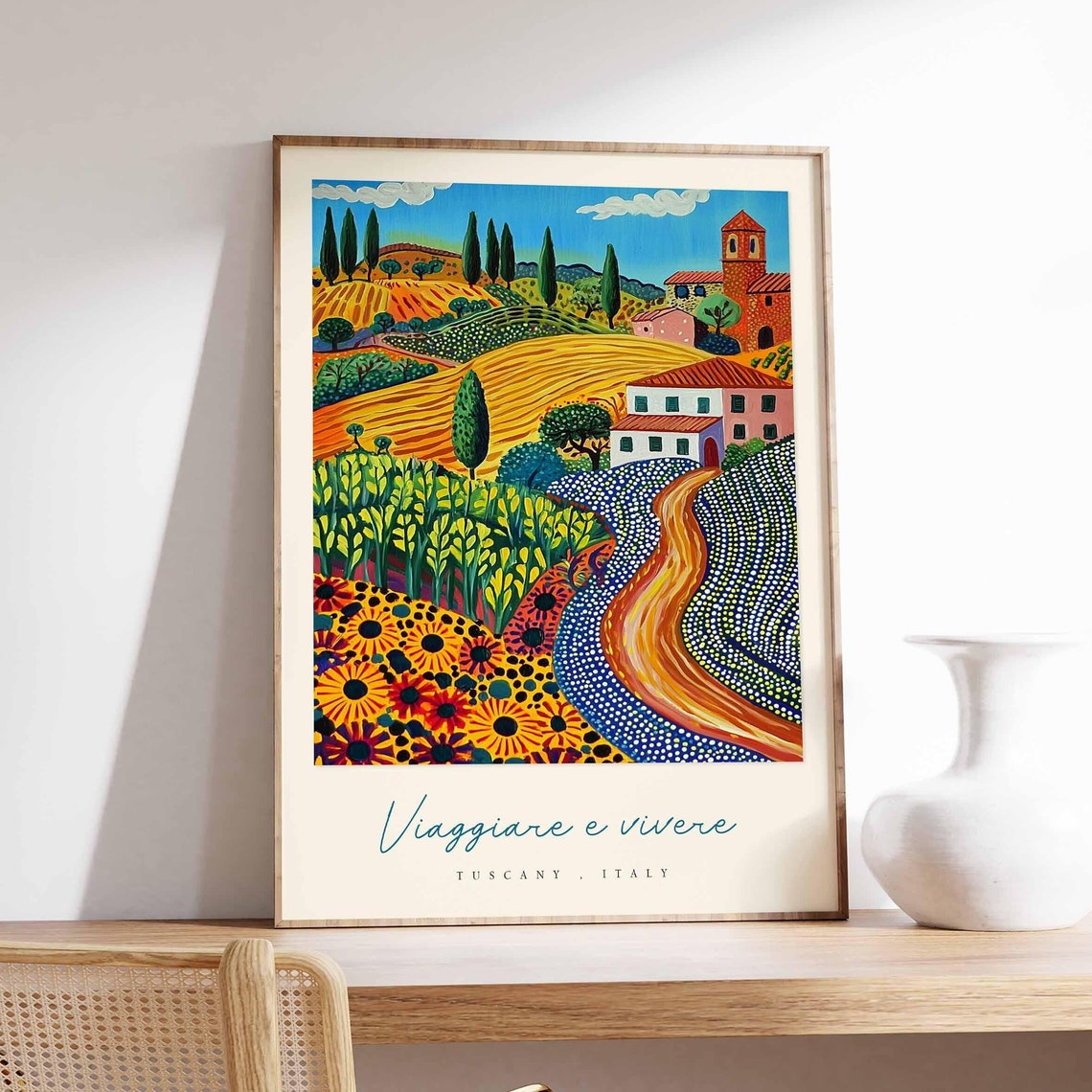 Tuscany Poster Italian Travel Print Tuscany Travel Art Tuscany Wall Art Italy Art Italy Travel Decor Italian Travel Gift