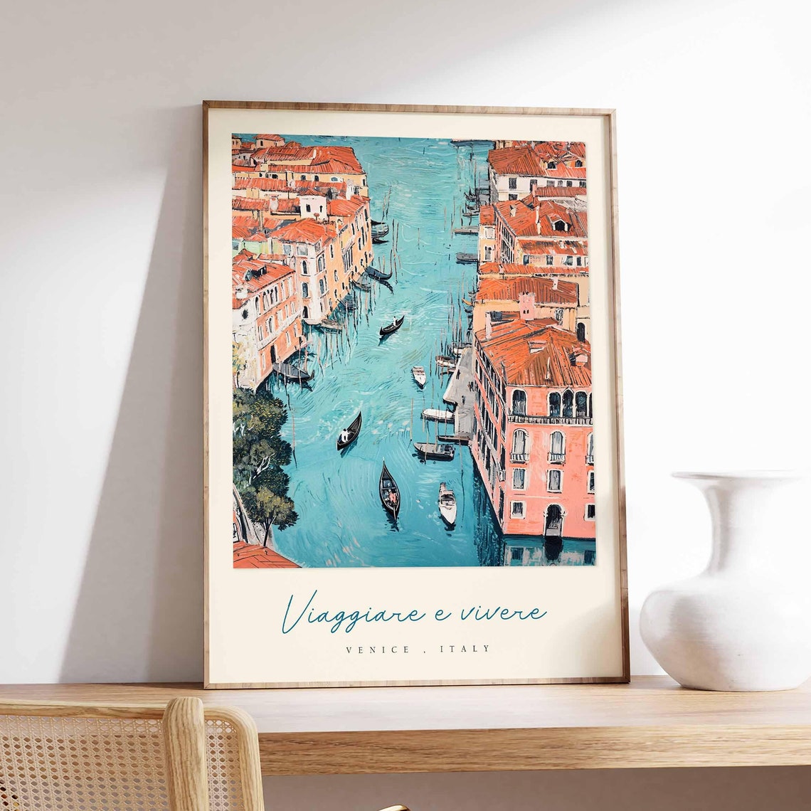 Venice Poster Italian Travel Print Venice Travel Art Venice Wall Art Italy Art Italy Travel Decor Italian Travel Gift