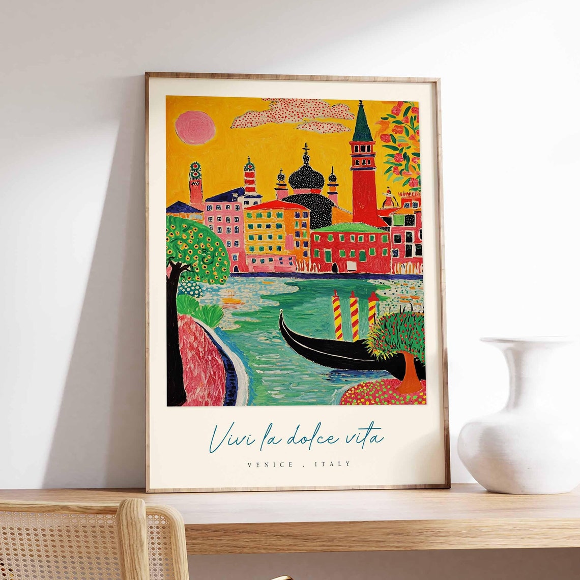 Venice Poster Italian Travel Print Venice Travel Art Venice Wall Art Italy Art Italy Travel Decor Italian Travel Gift