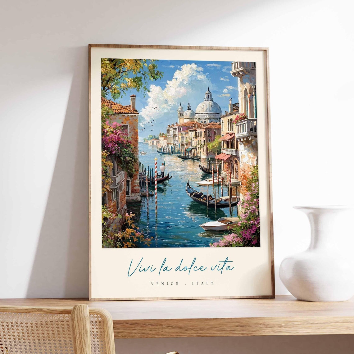 Venice Poster Italian Travel Print Venice Travel Art Venice Wall Art Italy Art Italy Travel Decor Italian Travel Gift