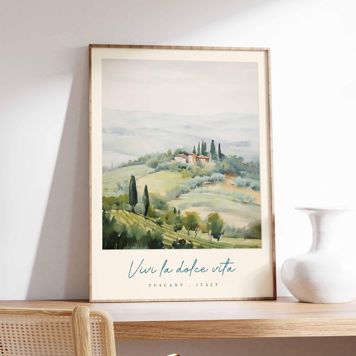 Tuscany Poster Italian Travel Print Tuscany Travel Art Tuscany Wall Art Italy Art Italy Travel Decor Italian Travel Gift