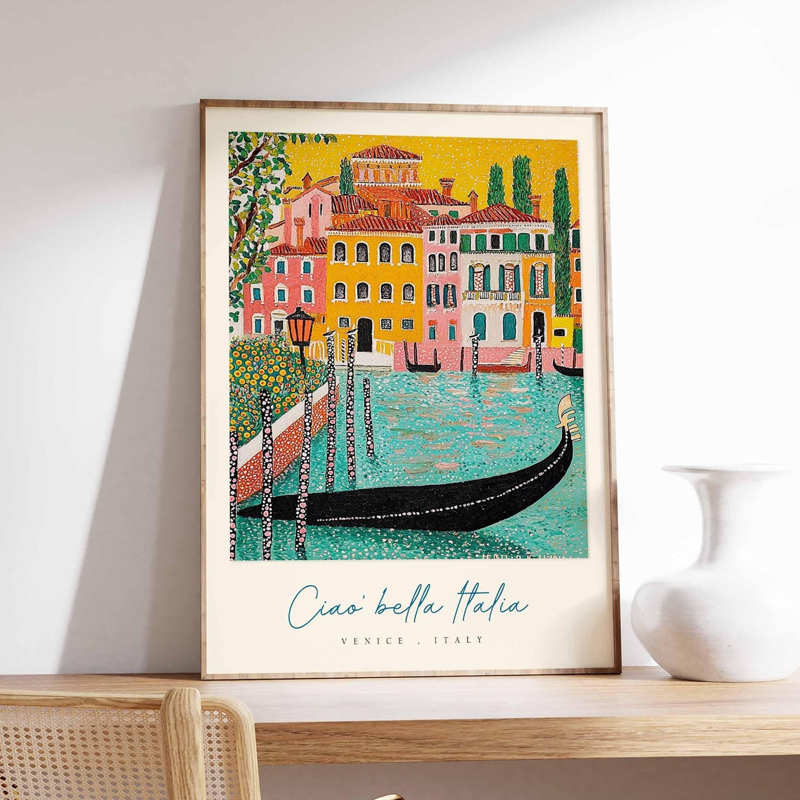 Venice Poster Italian Travel Print Venice Travel Art Venice Wall Art Italy Art Italy Travel Decor Italian Travel Gift