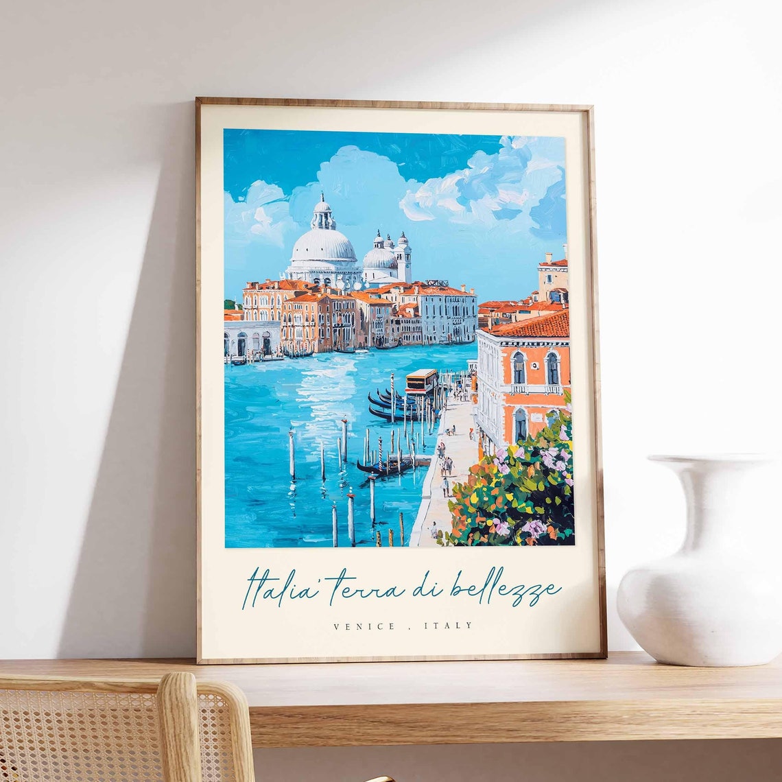 Venice Poster Italian Travel Print Venice Travel Art Venice Wall Art Italy Art Italy Travel Decor Italian Travel Gift