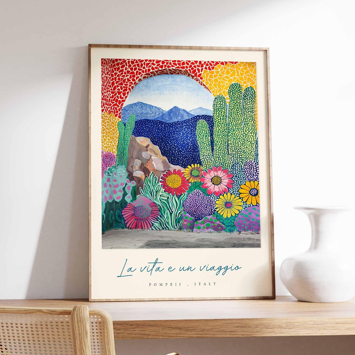 Pompeii Poster Italian Travel Print Pompeii Travel Art Pompeii Wall Art Italy Art Italy Travel Decor Italian Travel Gift