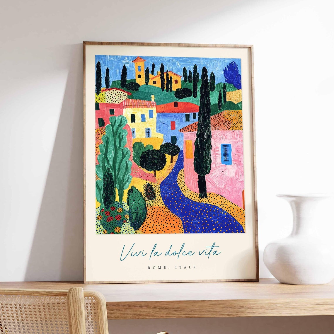 Rome Poster Italian Travel Print Rome Travel Art Rome Wall Art Italy Art Italy Travel Decor Italian Travel Gift