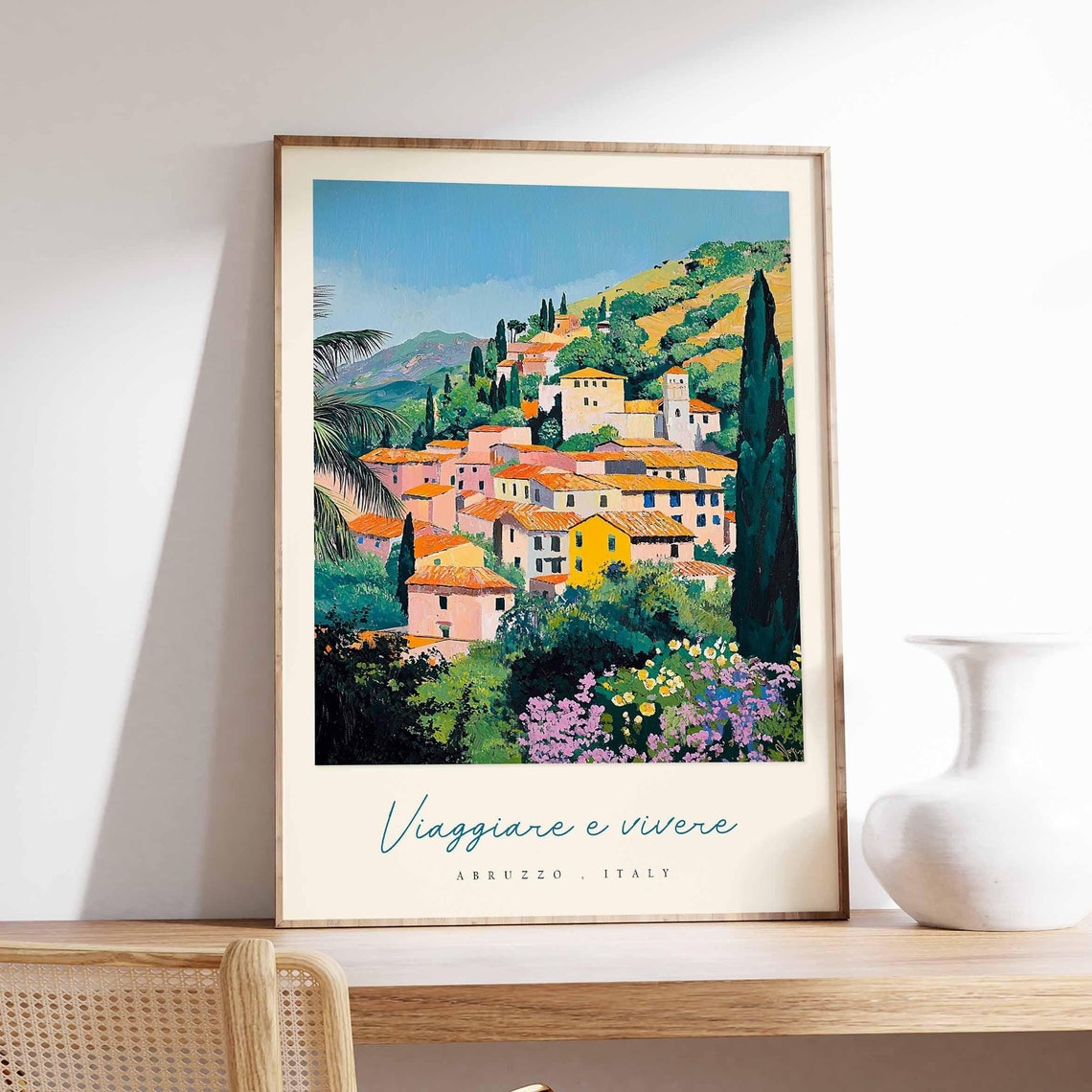 Abruzzo Poster Italian Travel Print Abruzzo Travel Art Abruzzo Wall Art Italy Art Italy Travel Decor Italian Travel Gift