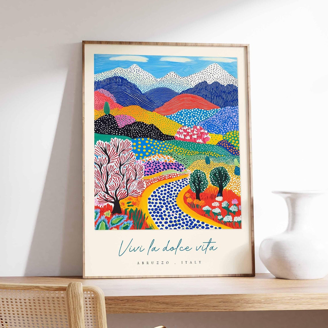 Abruzzo Poster Italian Travel Print Abruzzo Travel Art Abruzzo Wall Art Italy Art Italy Travel Decor Italian Travel Gift