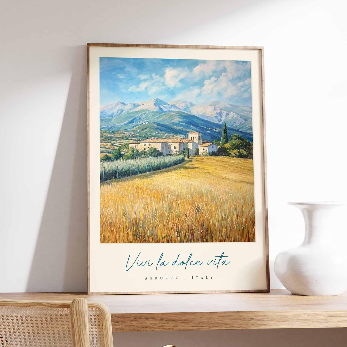 Abruzzo Poster Italian Travel Print Abruzzo Travel Art Abruzzo Wall Art Italy Art Italy Travel Decor Italian Travel Gift