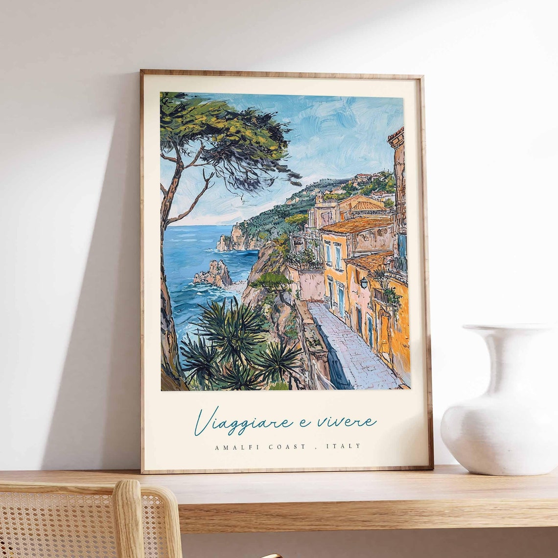 Amalfi Coast Poster Amalfi Coast Travel Print Amalfi Coast Travel Art Amalfi Coast Wall Art Italy Art Italy Travel Decor Travel Gift