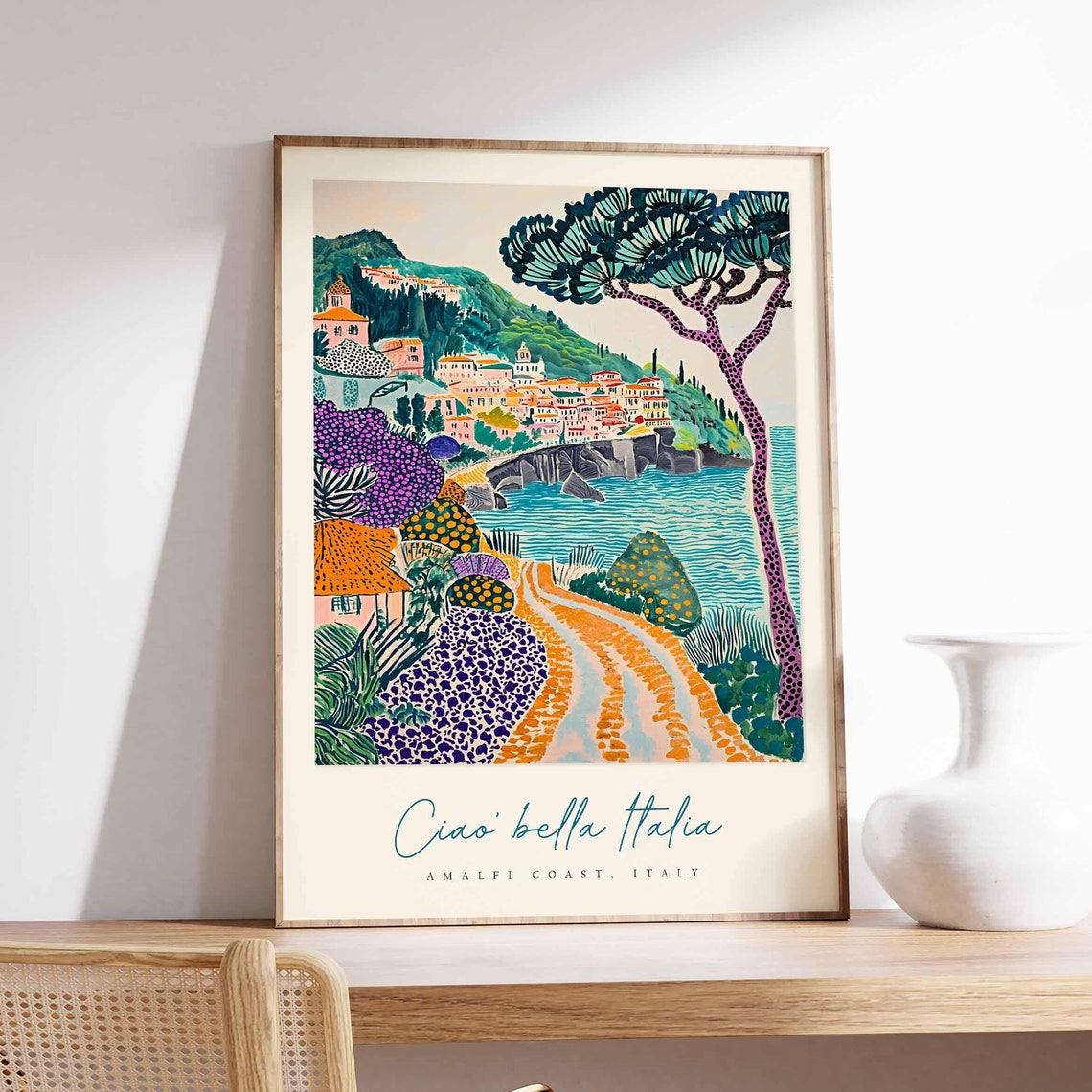 Amalfi Coast Poster Amalfi Coast Travel Print Amalfi Coast Travel Art Amalfi Coast Wall Art Italy Art Italy Travel Decor Travel Gift