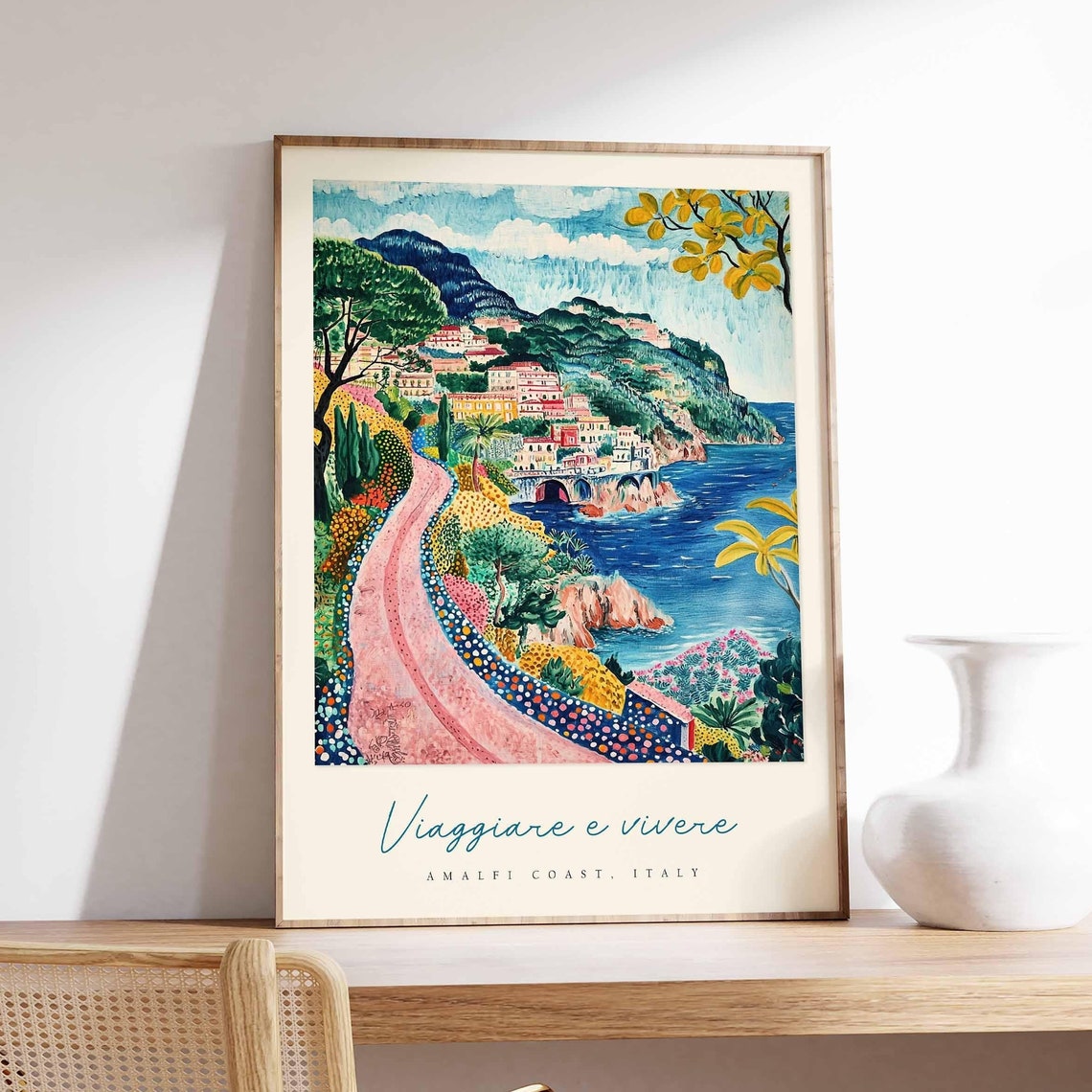 Amalfi Coast Poster Amalfi Coast Travel Print Amalfi Coast Travel Art Amalfi Coast Wall Art Italy Art Italy Travel Decor Travel Gift