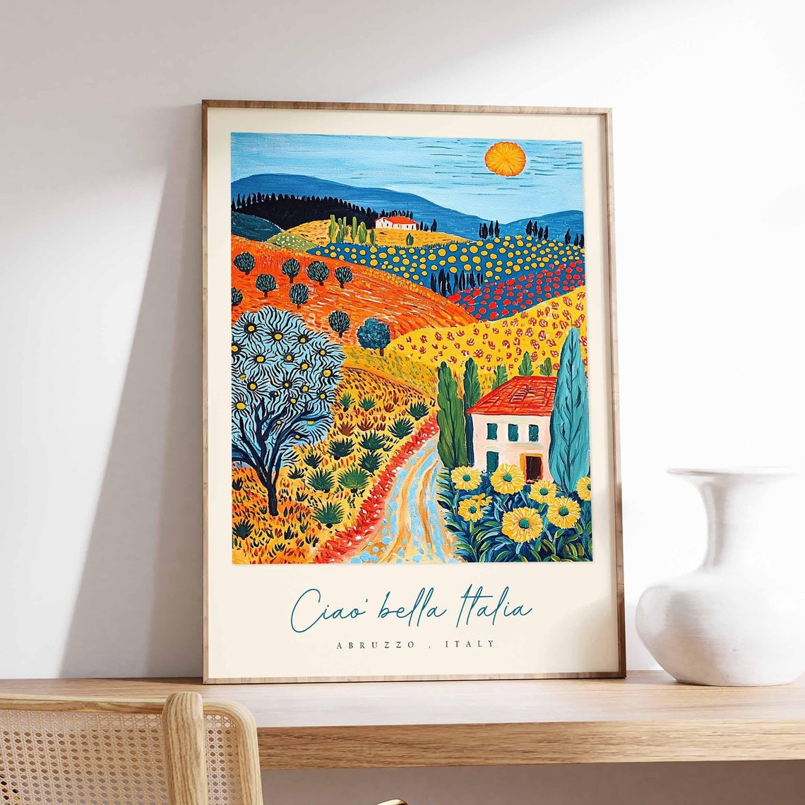 Abruzzo Poster Italian Travel Print Abruzzo Travel Art Abruzzo Wall Art Italy Art Italy Travel Decor Italian Travel Gift