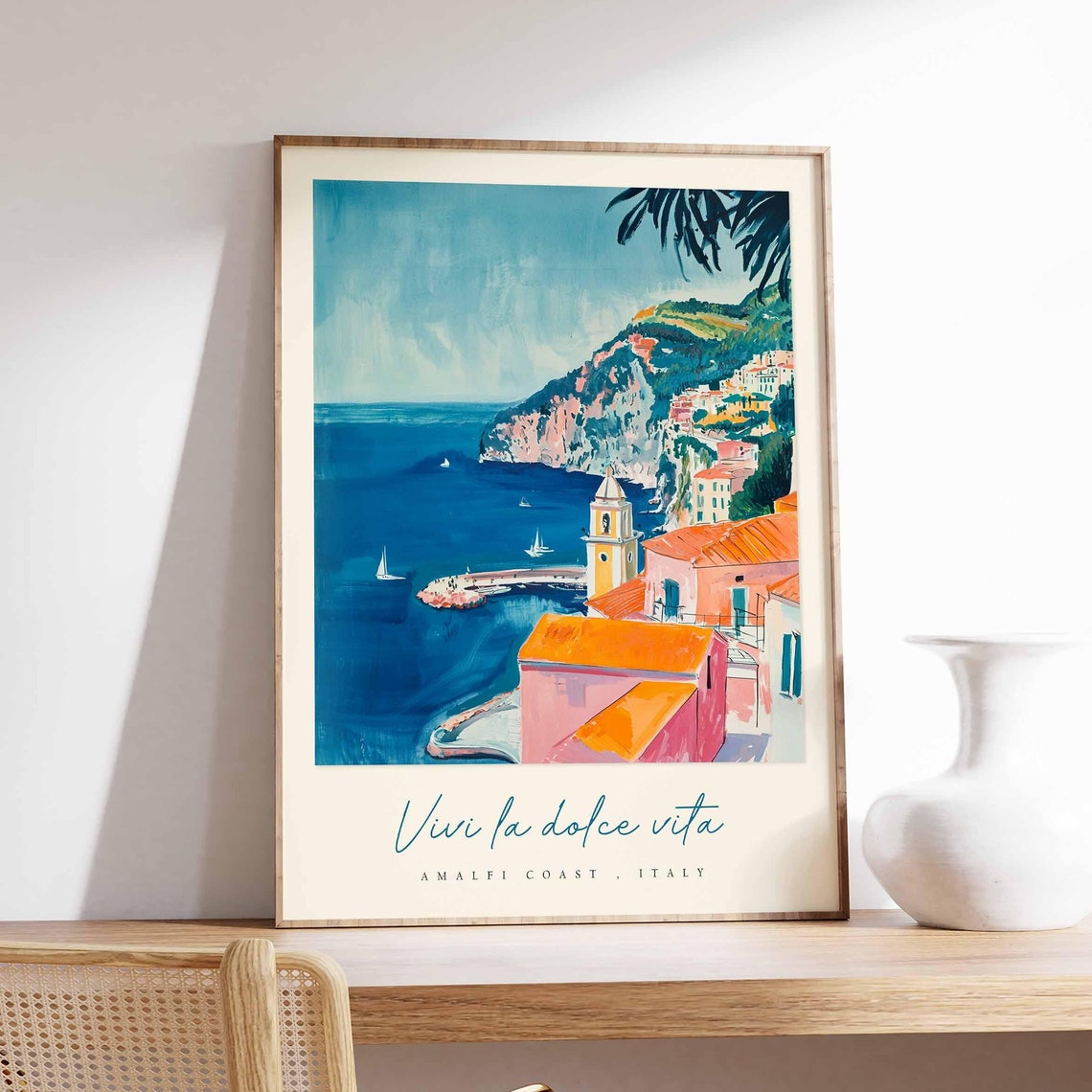 Amalfi Coast Poster Amalfi Coast Travel Print Amalfi Coast Travel Art Amalfi Coast Wall Art Italy Art Italy Travel Decor Travel Gift