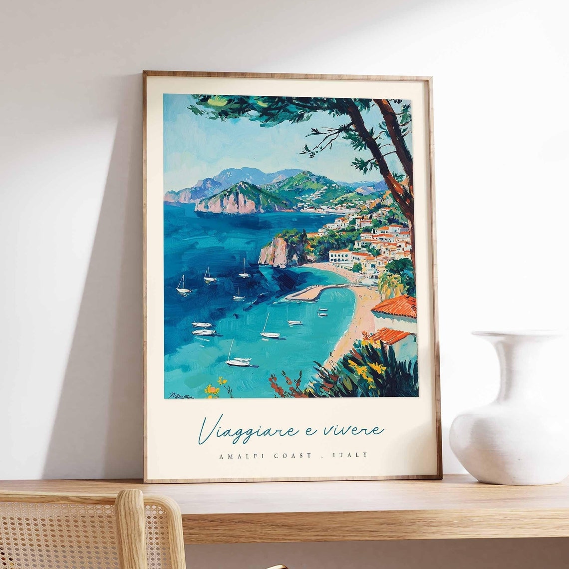 Amalfi Coast Poster Amalfi Coast Travel Print Amalfi Coast Travel Art Amalfi Coast Wall Art Italy Art Italy Travel Decor Travel Gift