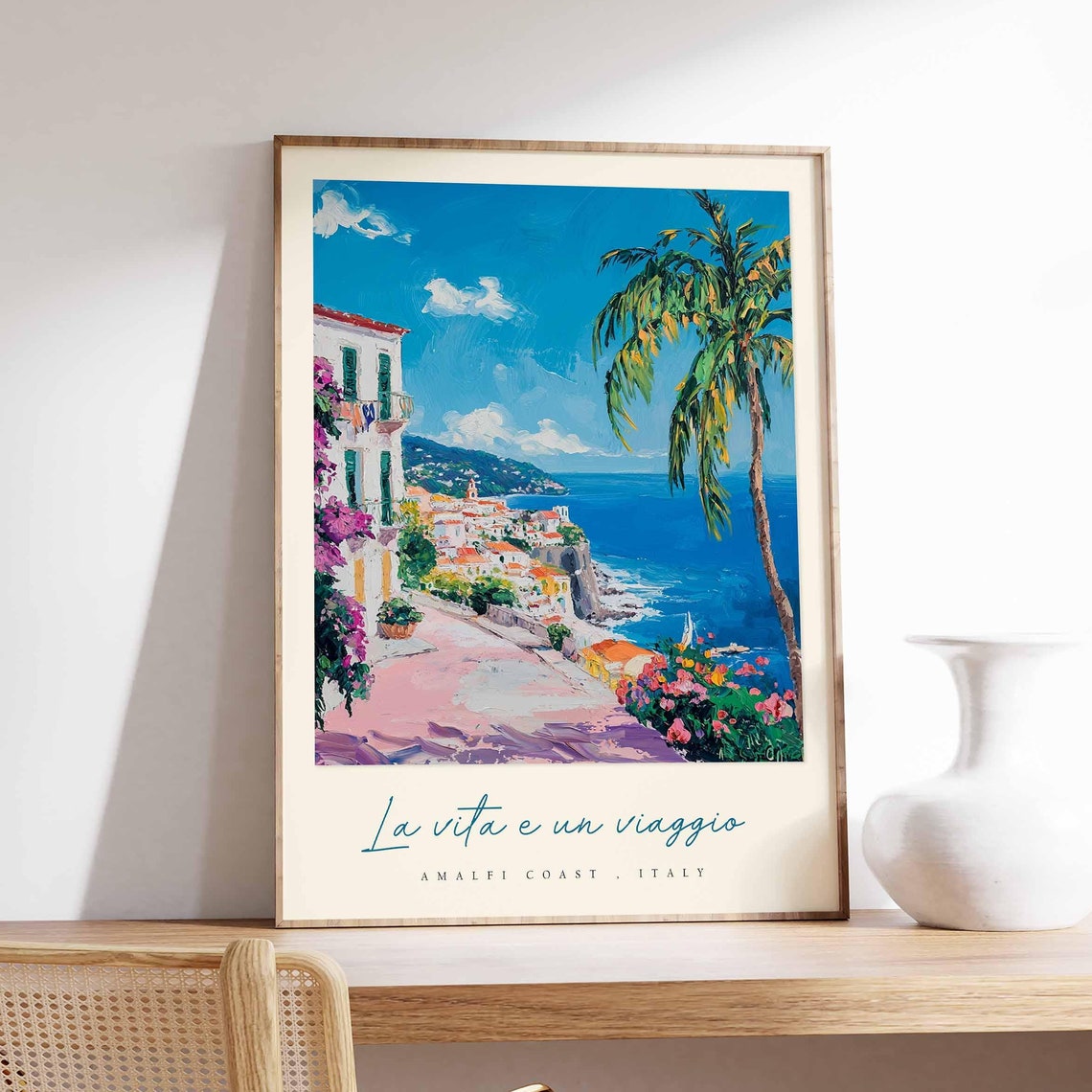 Amalfi Coast Poster Amalfi Coast Travel Print Amalfi Coast Travel Art Amalfi Coast Wall Art Italy Art Italy Travel Decor Travel Gift
