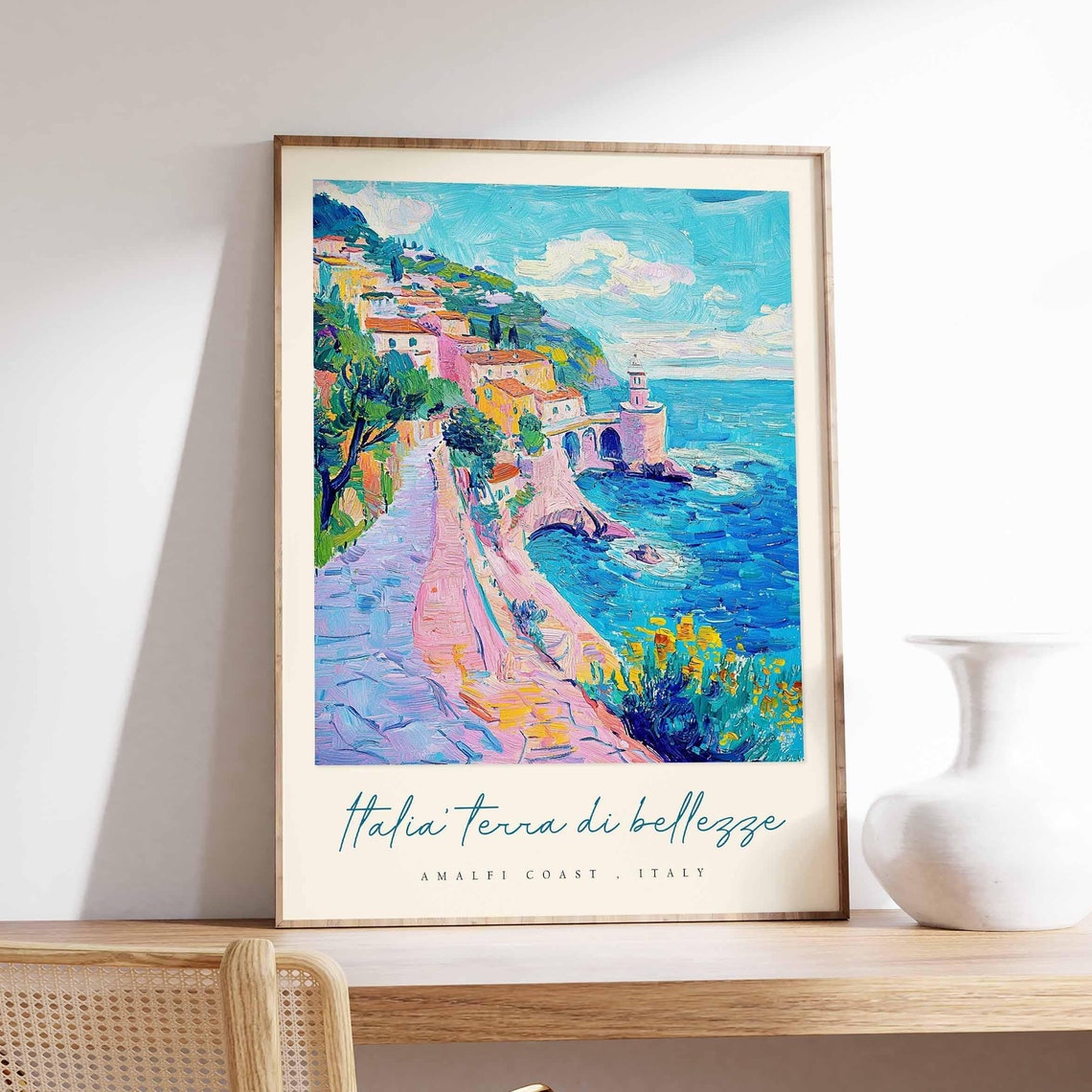 Amalfi Coast Poster Amalfi Coast Travel Print Amalfi Coast Travel Art Amalfi Coast Wall Art Italy Art Italy Travel Decor Travel Gift
