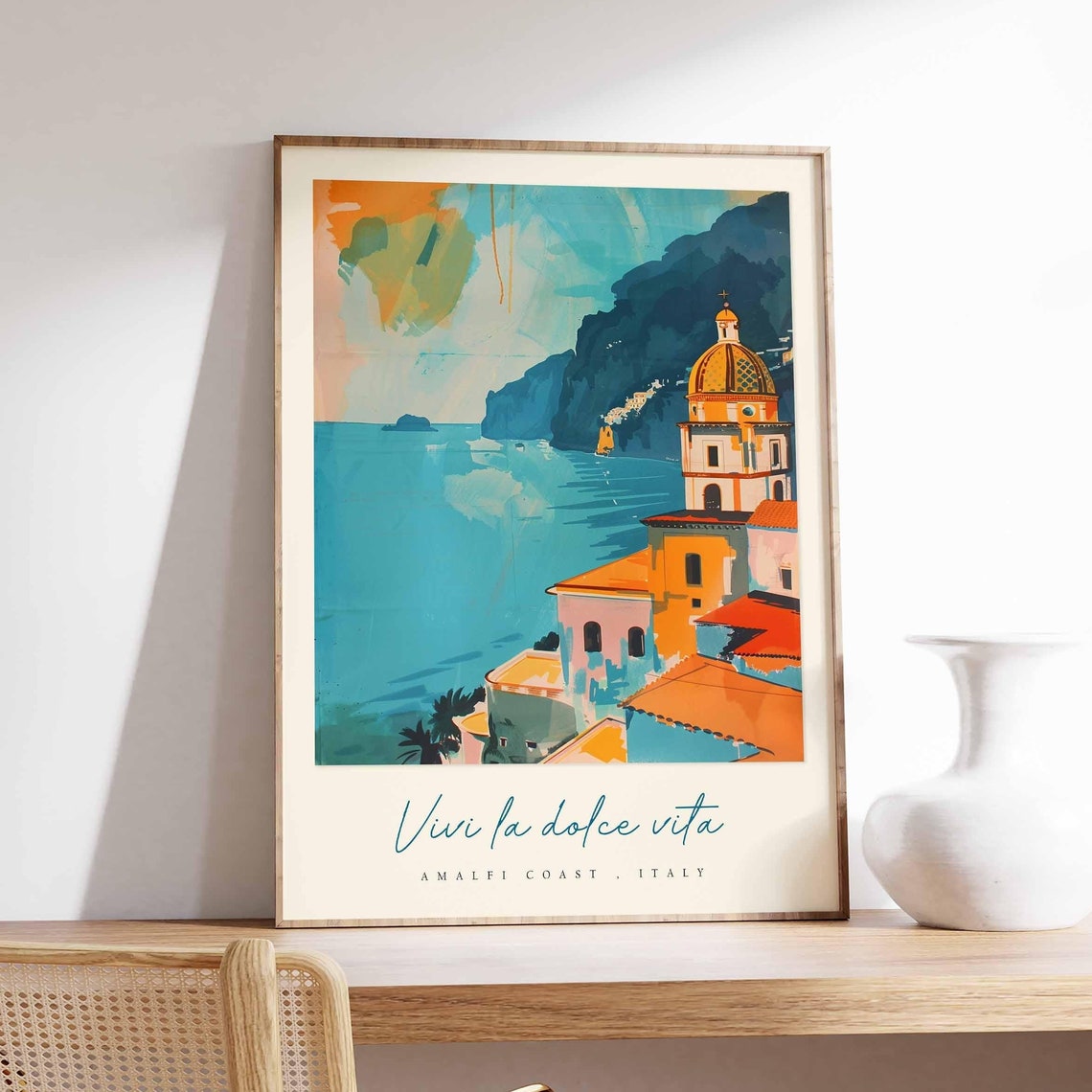 Amalfi Coast Poster Amalfi Coast Travel Print Amalfi Coast Travel Art Amalfi Coast Wall Art Italy Art Italy Travel Decor Travel Gift