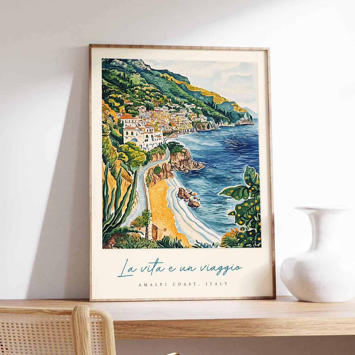 Amalfi Coast Poster Amalfi Coast Travel Print Amalfi Coast Travel Art Amalfi Coast Wall Art Italy Art Italy Travel Decor Travel Gift
