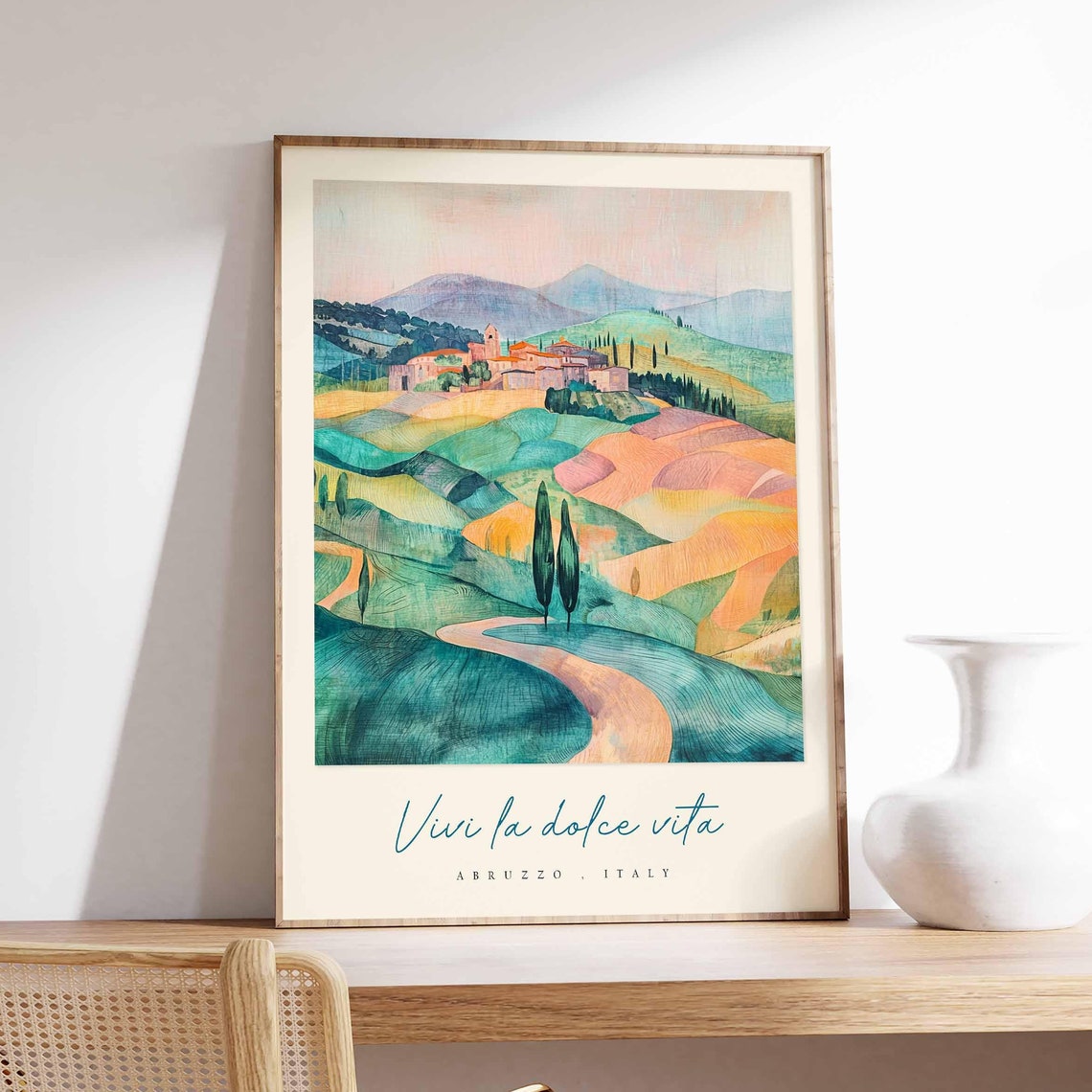Abruzzo Poster Italian Travel Print Abruzzo Travel Art Abruzzo Wall Art Italy Art Italy Travel Decor Italian Travel Gift