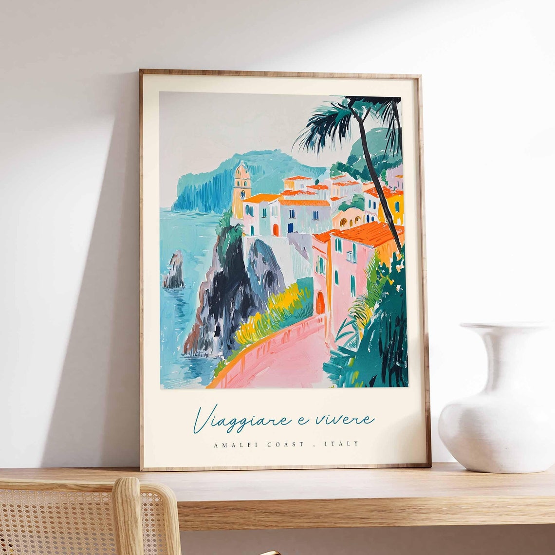 Amalfi Coast Poster Amalfi Coast Travel Print Amalfi Coast Travel Art Amalfi Coast Wall Art Italy Art Italy Travel Decor Travel Gift