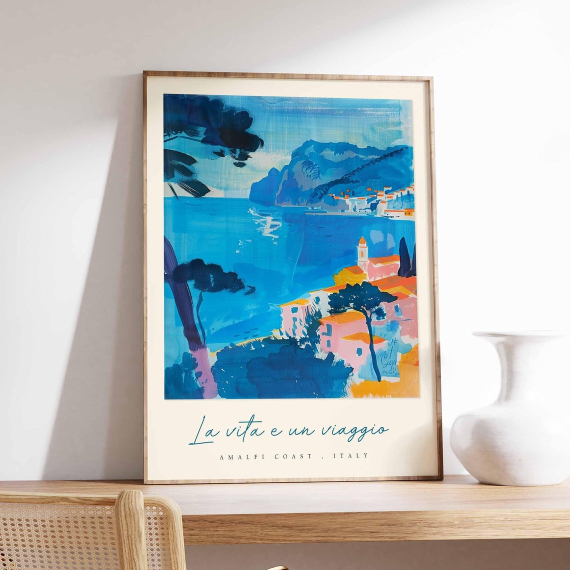 Amalfi Coast Poster Amalfi Coast Travel Print Amalfi Coast Travel Art Amalfi Coast Wall Art Italy Art Italy Travel Decor Travel Gift