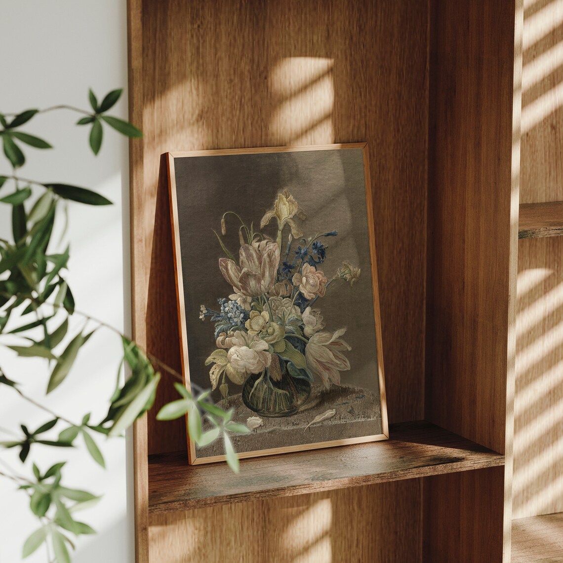 Vintage Still Life Floral Tapestry Art Print - Image 3