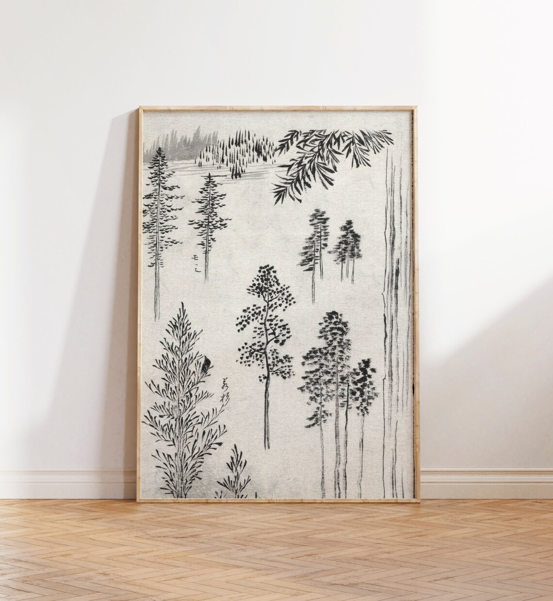 Vintage Tree Drawing, Antique Tree Sketch Art Print - Image 3