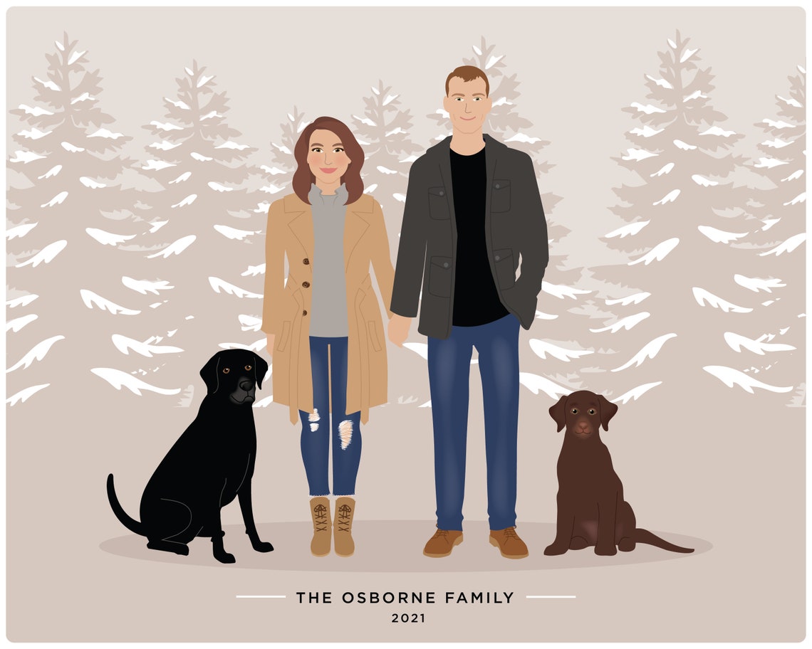 Custom Family Portrait - Illustration - Image 3