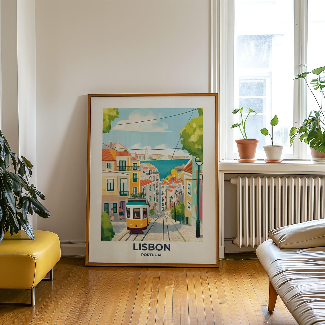 Lisbon Travel Poster Lisbon Poster Lisbon Travel Print Lisbon City Print Travel Print Travel Poster Lisbon Wall Decor Portugal Poster 005 - Image 2