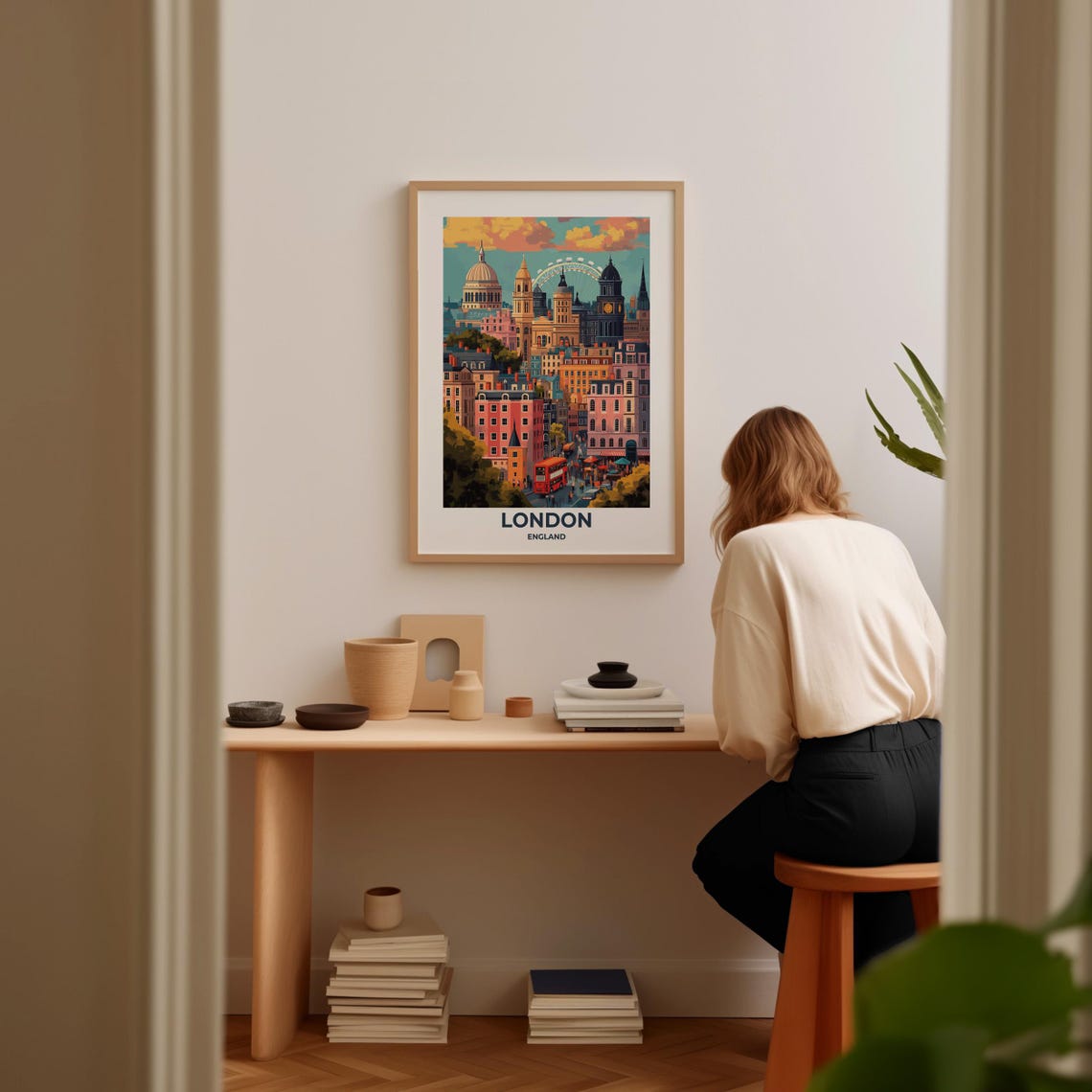 London Travel Poster London Poster London Travel Print London City Print Travel Print Travel Poster London Wall Decor England Poster 009 - Image 2