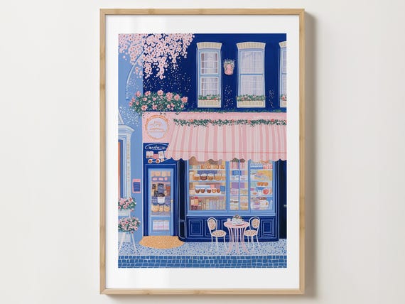 Coffee Print Patisserie Print Coffee Poster Kitchen Wall Art Coffee Shop Art Print Cafe Art Cafe Poster Cafe Art Poster Cafe Print