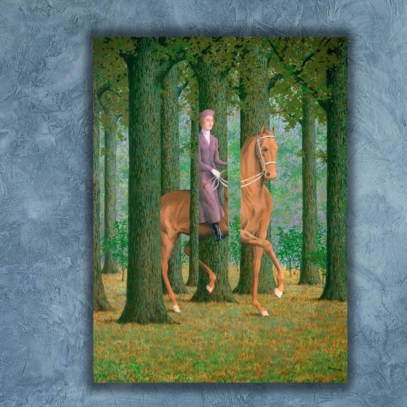 Le Blanc Seing The Blank Signature 1965 Painting Art Poster Print Painting Rene Magritte Exhibition Poster Modern Art Wall Art